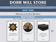 Tablet Screenshot of dorrmillstore.com
